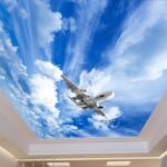 Europea-3D-naklejki-niebo-sufit-samoloty-niestandardowy-sufit-sufit-w-kniny-murale-tapety-3d